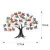 Picture of Zidna dekoracija drvo sa šarenim lišćem 115x94x4 cm