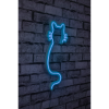 Picture of Zidna dekoracija LED mačka 22x48x2cm plava