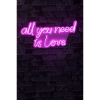 Picture of Zidna dekoracija LED love 32x60x2cm pink