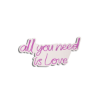 Picture of Zidna dekoracija LED love 32x60x2cm pink