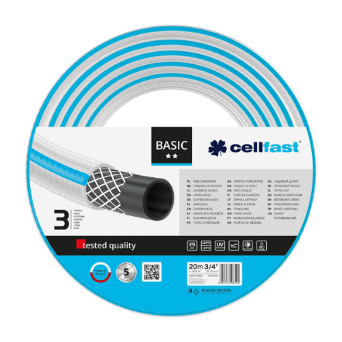 Picture of Cellfast Basic baštensko crevo 3/4" 20m