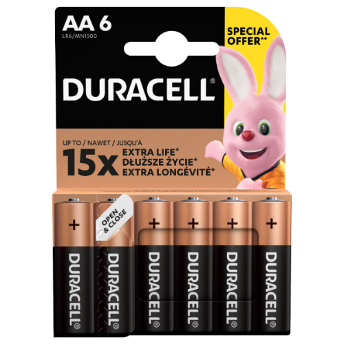 Picture of Duracell basic aa 6 kom