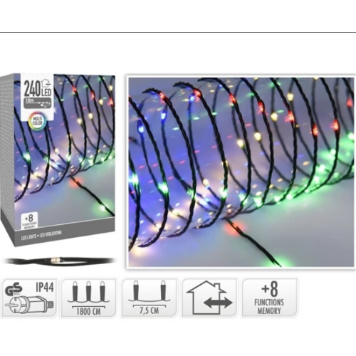 Picture of Novogodišnje LED lampice 240LED multicolor 18m