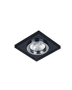 Spot lampa cr-777s/bk kvadratna black glass