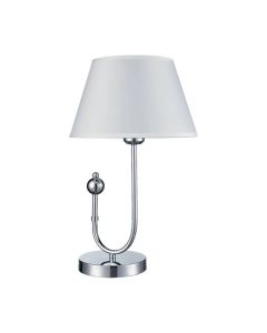 Carmen stona lampa 1xE27 bela/hrom