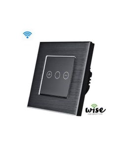 Wise dimer WiFi, aluminijumski panel crni