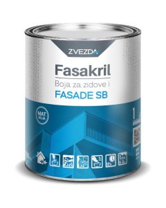 FASAKRIL BOJA ZA ZIDOVE I FASADE SB /5L