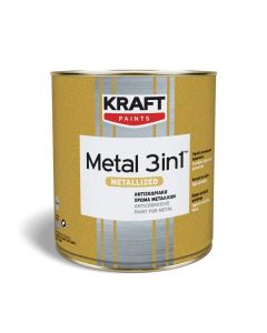 Kraft metal met. mat in crvena 0.75l boja za metal