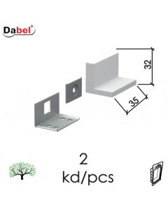 Dabel nosač kuhinjskog elementa ne1 bela 35x32 2kom