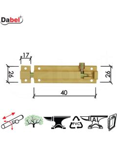 Dabel reza za vrata 391 ms 40x26 mm širina 26 mm dsp