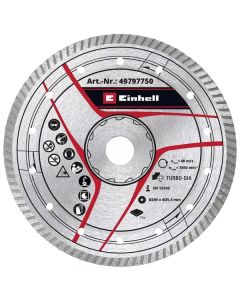 Einhell dijamantska rezna ploča 200x25,4 mm turbo