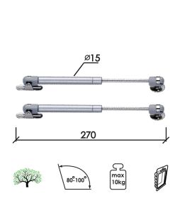 Dabel amor gasni za nam a930silver270/15 mm (2 kom) 100n 10kg