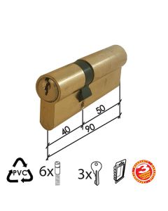 Dabel cilindar za vrata cl2036 mat ms 90 mm  (40-50) 3k