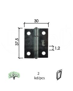 Dabel šarka brodska za vrata SP9003 ZnB 37,5x30x1,2mm (2kom) DP1