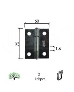 Dabel šarka brodska za vrata SP9003 ZnB 75x50x1,6mm (2kom) DP1