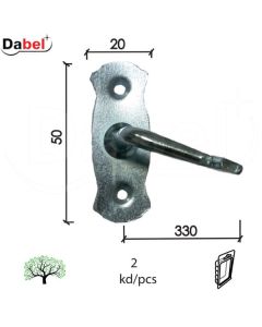 Dabel rajber sa pločicom RP1 ZnB 20/50/30mm (2kom) DBP1