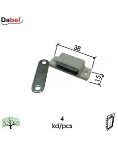 Dabel magnet za nameštaj m4100 bela 38 mm (4kom) dbp1