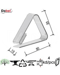 Dabel držač stolnj ds1 trans 50x33x13 mm (4kom) 