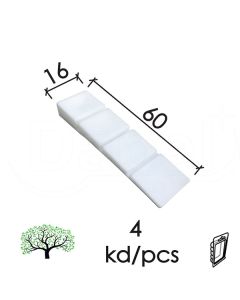 Dabel kajla za nameštaj kaj1 bela 16x60 mm (4kom) dbp1