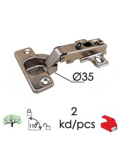 Dabel šarka klap 9101 znb fi35/110` (2kom) ravna dp2