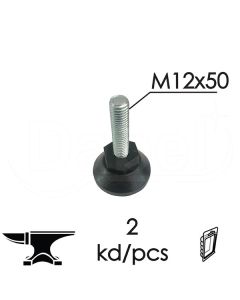 Dabel nivelacijska stopica NS01 Crna Mx12x50mm (2kom) DP1