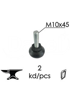 Dabel nivelacijska stopica NS01 Crna Mx10x45mm (2kom) DP1