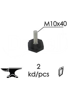 Dabel nivelacijska stopica NS02 Crna Mx10x40mm (2kom) DP1