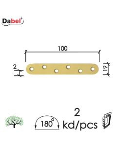 Dabel vezač ravni vez10 znž x100x19x2,0 mm (2kom) dsp