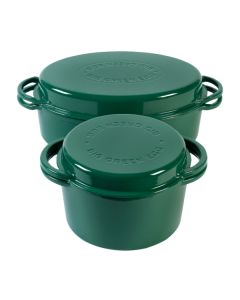 Big Green Egg ovalni Dutch lonac, zeleni