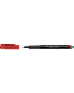 Faber Castell F flomaster, crveni