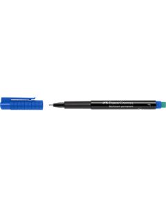 Faber Castell F flomaster, plavi