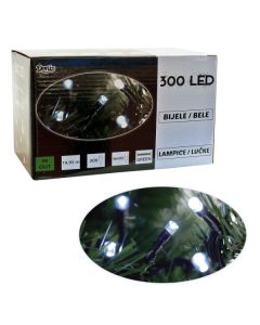 LED spoljne lampice bele, 300 lampica