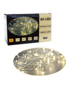 LED lampice bele 80 kom 12,15m