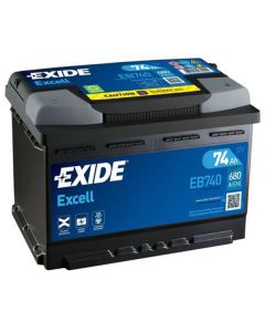 Exide akumulator 12v74ah excell