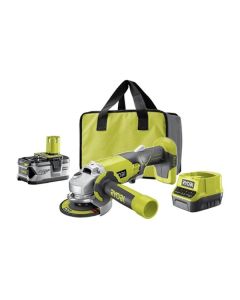 Ryobi R18AG-140S aku mala ugaona brusilica set 115mm 18V 4.0Ah