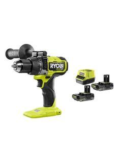 Ryobi RPD18X-220S aku udarna bušilica odvrtač šrafilica 18V, bez četkica, set sa 2 baterije i punjačem