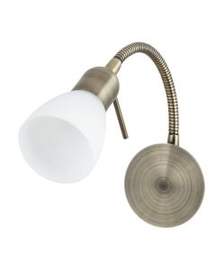 Soma zidna lampa E14 1x40W, bronza opal