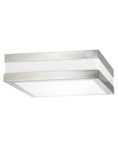 Stuttgart spoljna lampa kvadrat E27 2x11W Inox IP44