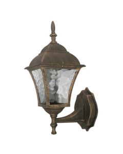 Toscana spoljna zidna lampa E27 60W IP43, staro zlato