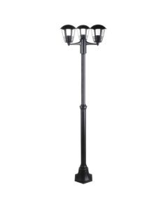 Marseille spoljna podna lampa E27 3x60w IP44, crna