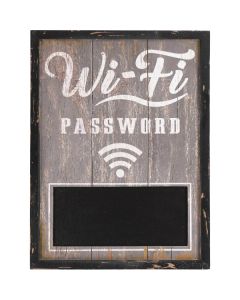 Dekoratvni zidni znak za WiFi password 30x40cm