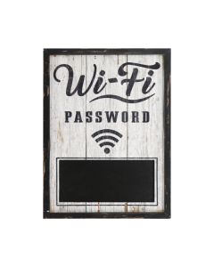 Dekoratvni zidni znak za WiFi password 30x40cm