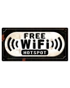 DiMo zidna dekoracija metalna free wifi 30x15cm