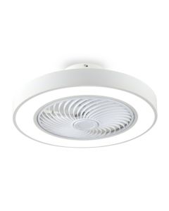 LED plafonski ventilator sa svetlom 60W, beli