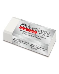 Faber Castell dust free gumica, bela