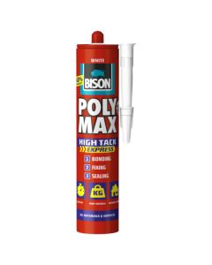 Bison Poly Max High Tack lepak, beli, 440 g