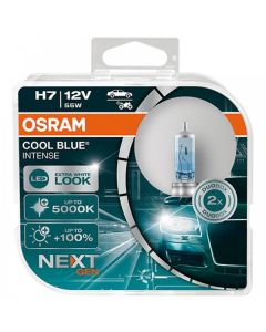 Osram haloge 12V H7 55W cool blue intense n gen duo